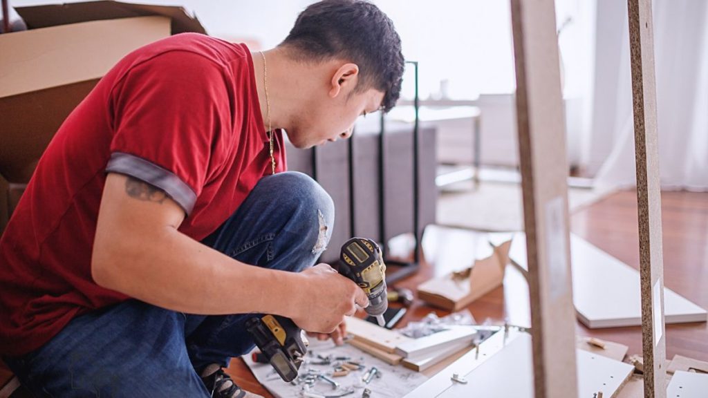 Professional furniture assembly in Doha by Quick Move Qatar technicians.